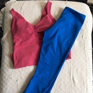 Lululemon reversible crops